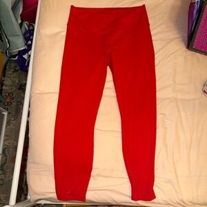 Red Fabletics Leggings